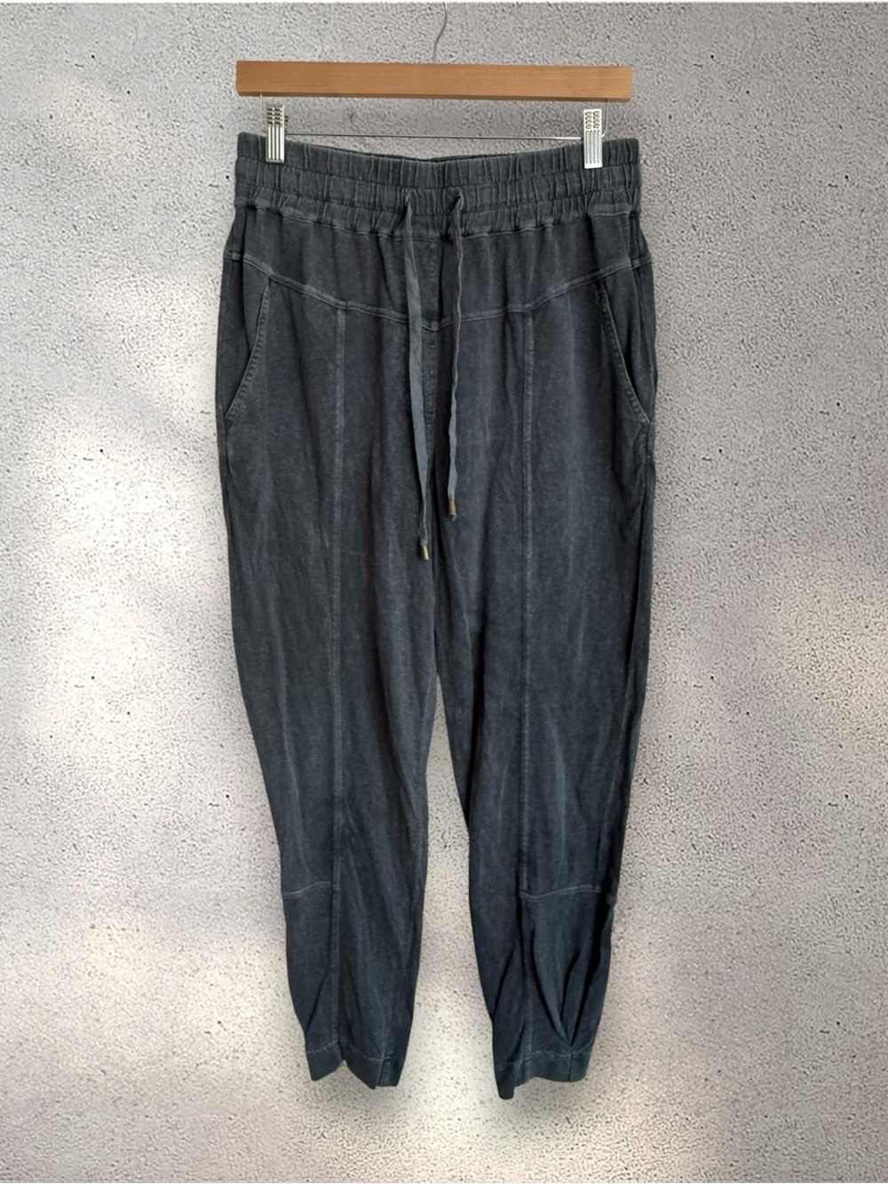 Wrap London Washed Charcoal Drawstring Joggers